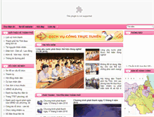 Tablet Screenshot of hatinhcity.gov.vn